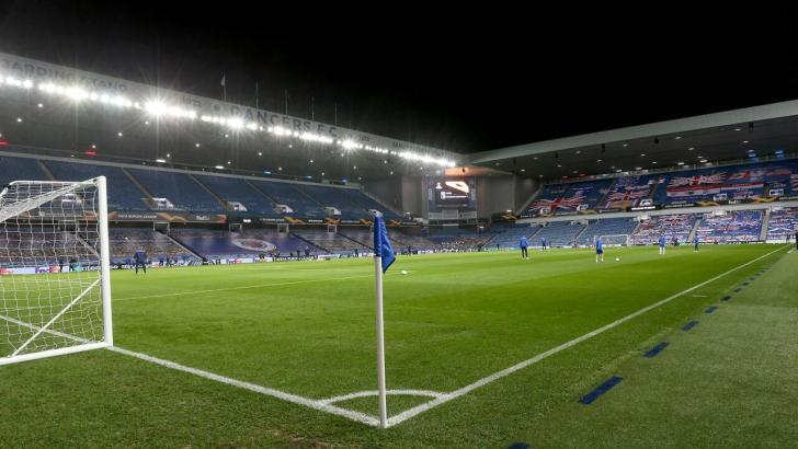 Ibrox sparkles under the lights